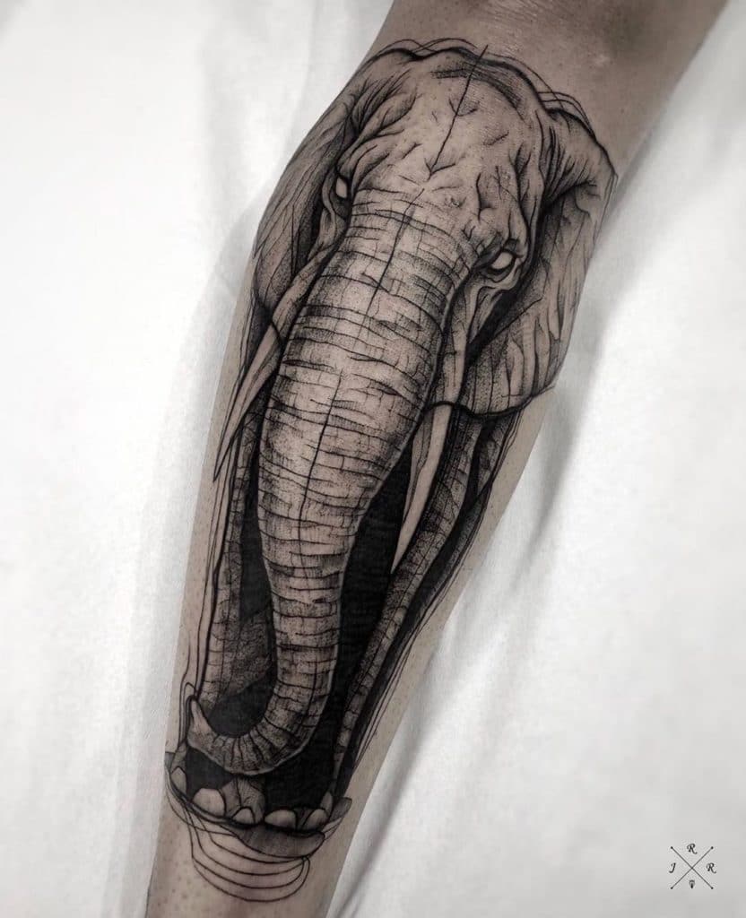 elephant tattoo