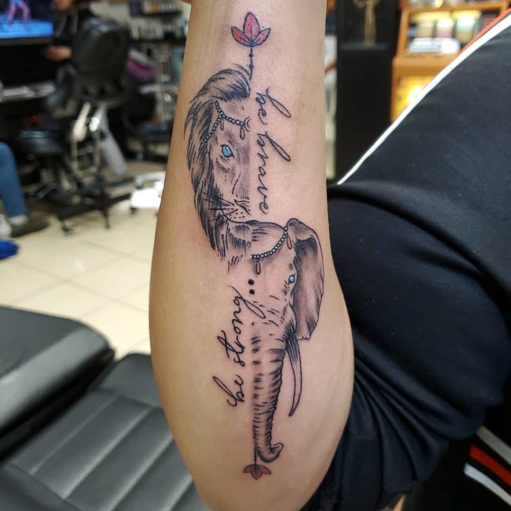 elephant tattoo