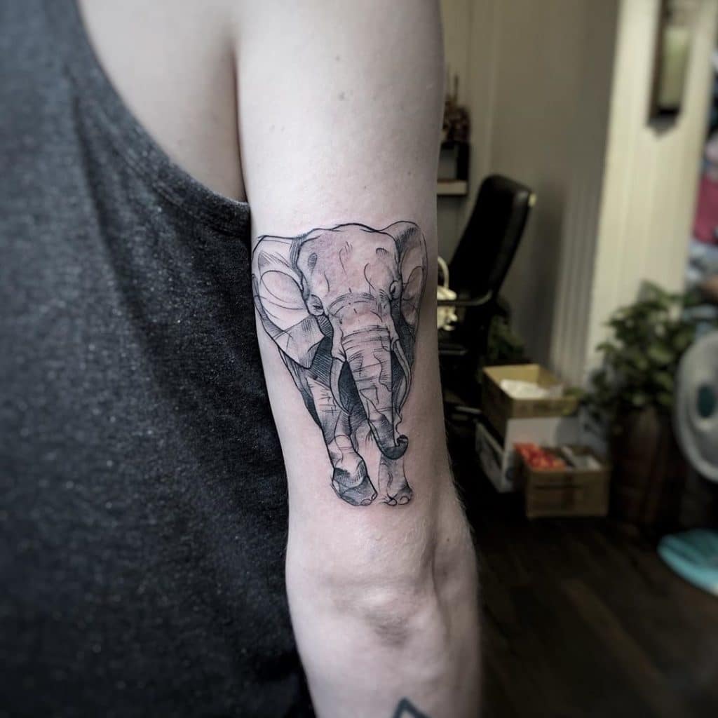 elephant tattoo