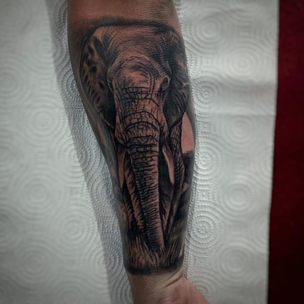 elephant tattoo