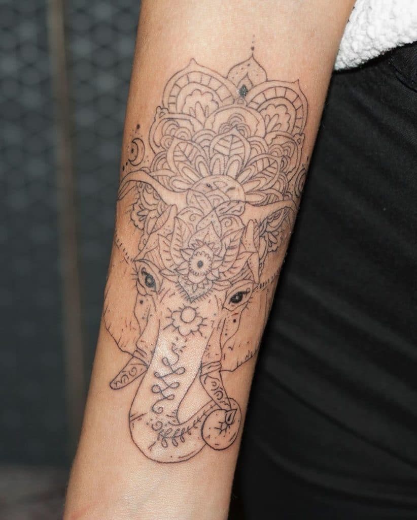 elephant tattoo