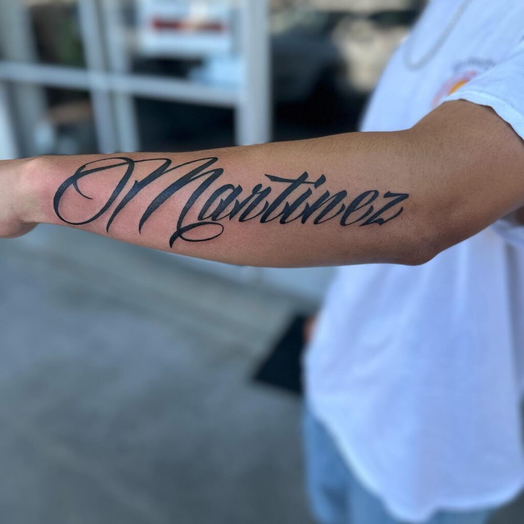 Last Name Tattoo