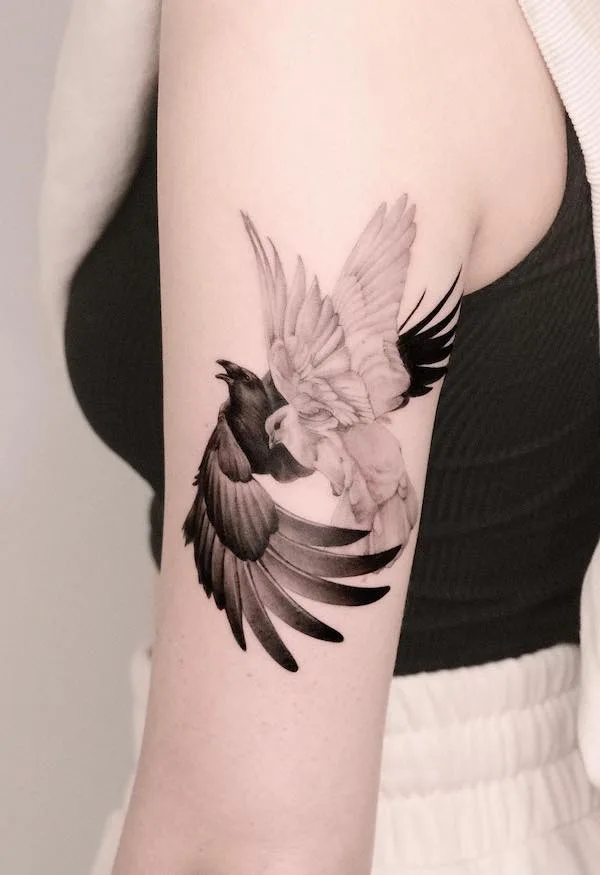 inner arm tattoo