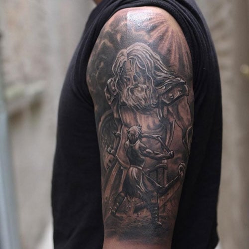 half sleeve tattoo