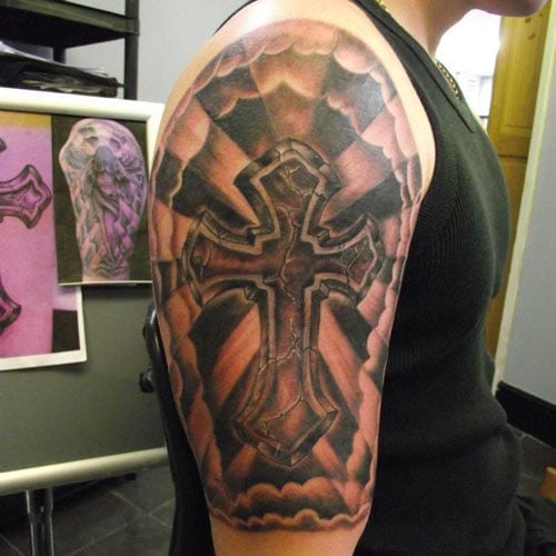 half sleeve tattoo