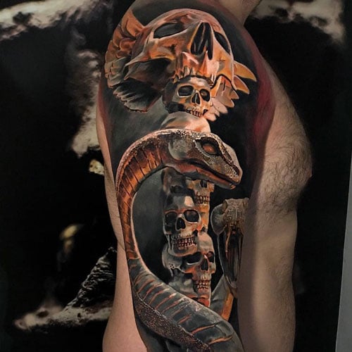 half sleeve tattoo