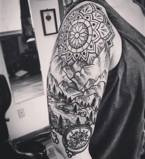 half sleeve tattoo