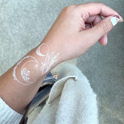 white tattoo