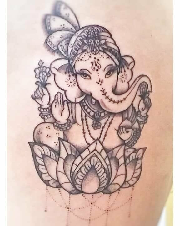 Elephant Goddess Tattoo