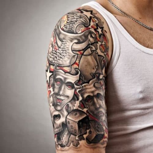 half sleeve tattoo