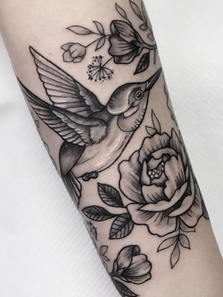 inner arm tattoo