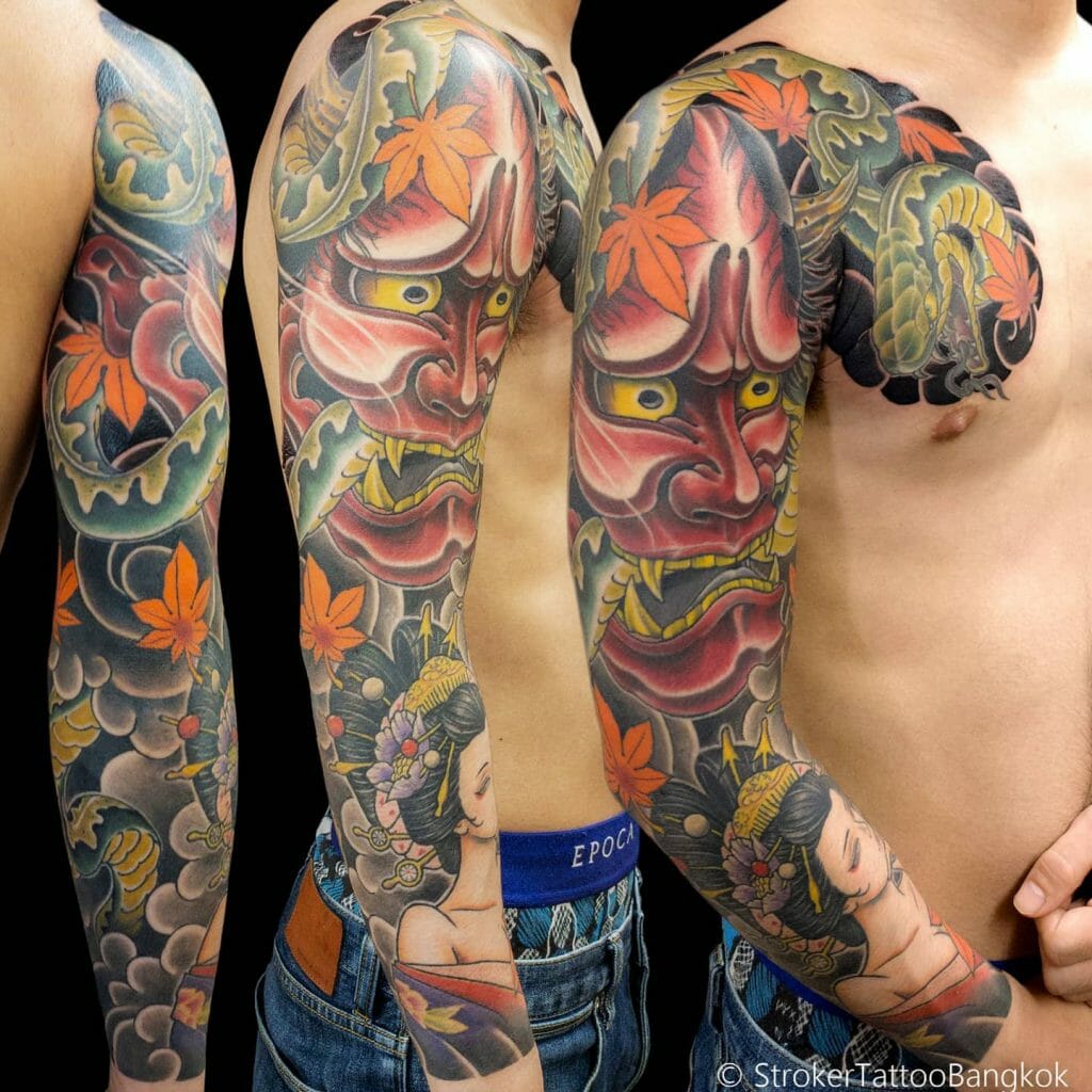 Japanese Full Sleeve Tattoos