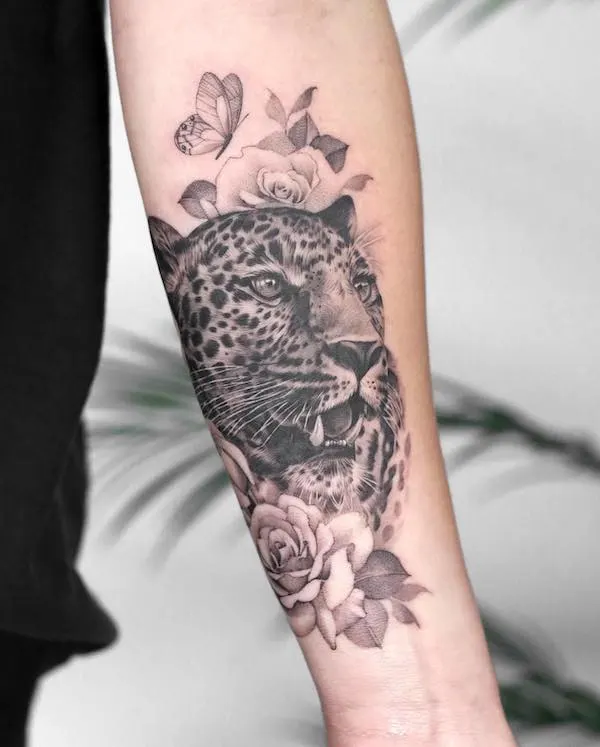 inner arm tattoo