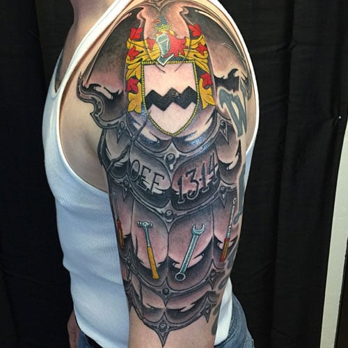 half sleeve tattoo