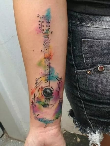 inner arm tattoo