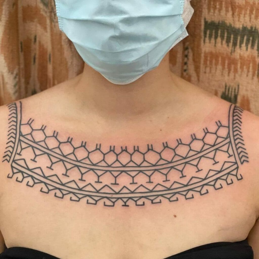 Ornamental Kalinga Filipino Tribal Tattoo