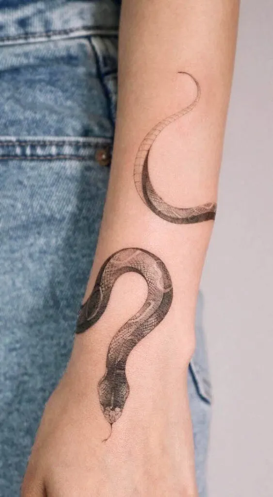 inner arm tattoo