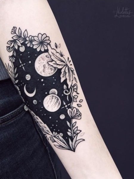 inner arm tattoo