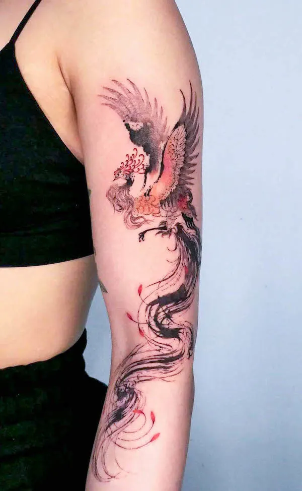 inner arm tattoo