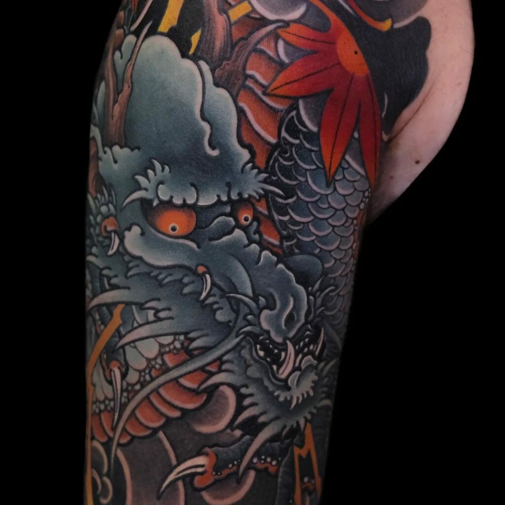 Traditional Dragon Tattoo