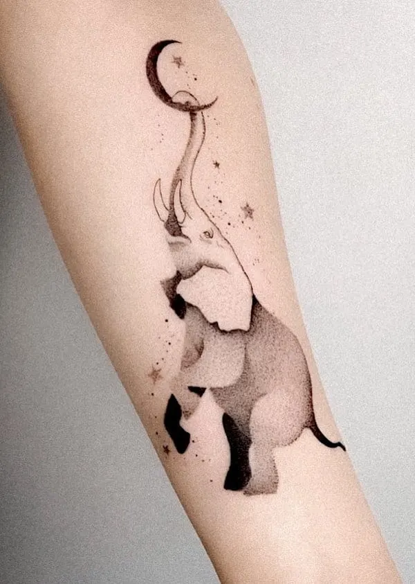 inner arm tattoo