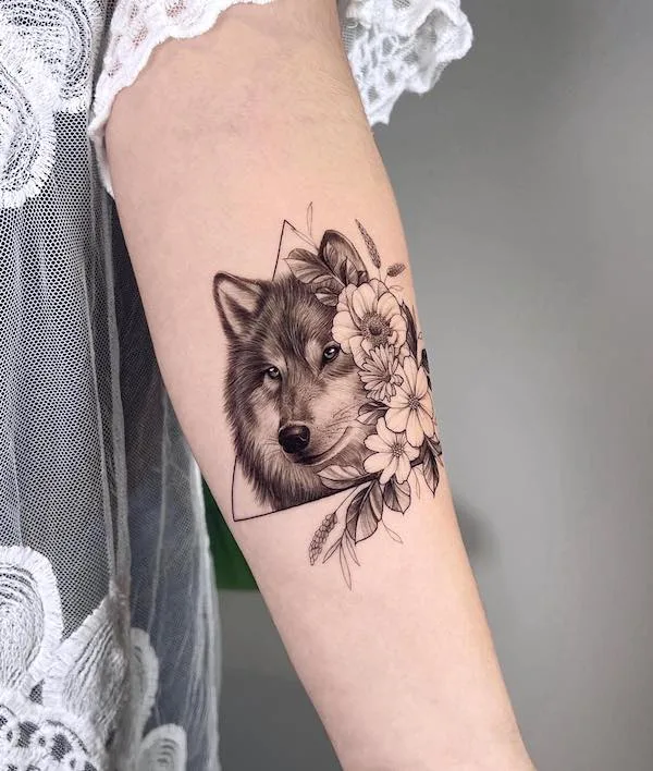 inner arm tattoo