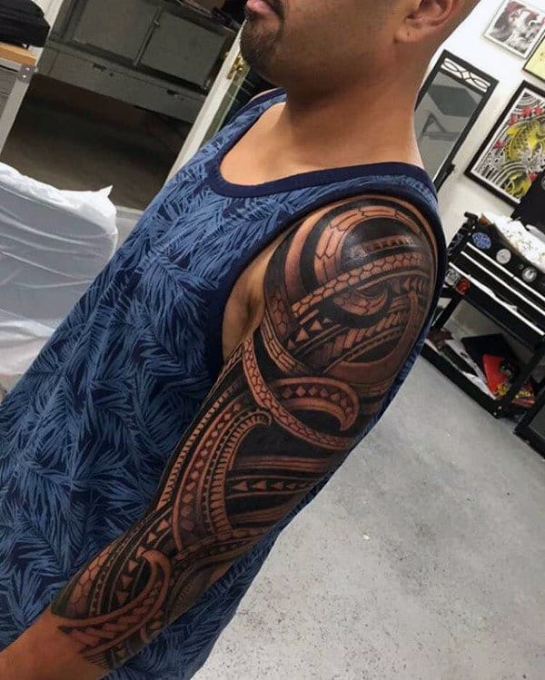 half sleeve tattoo