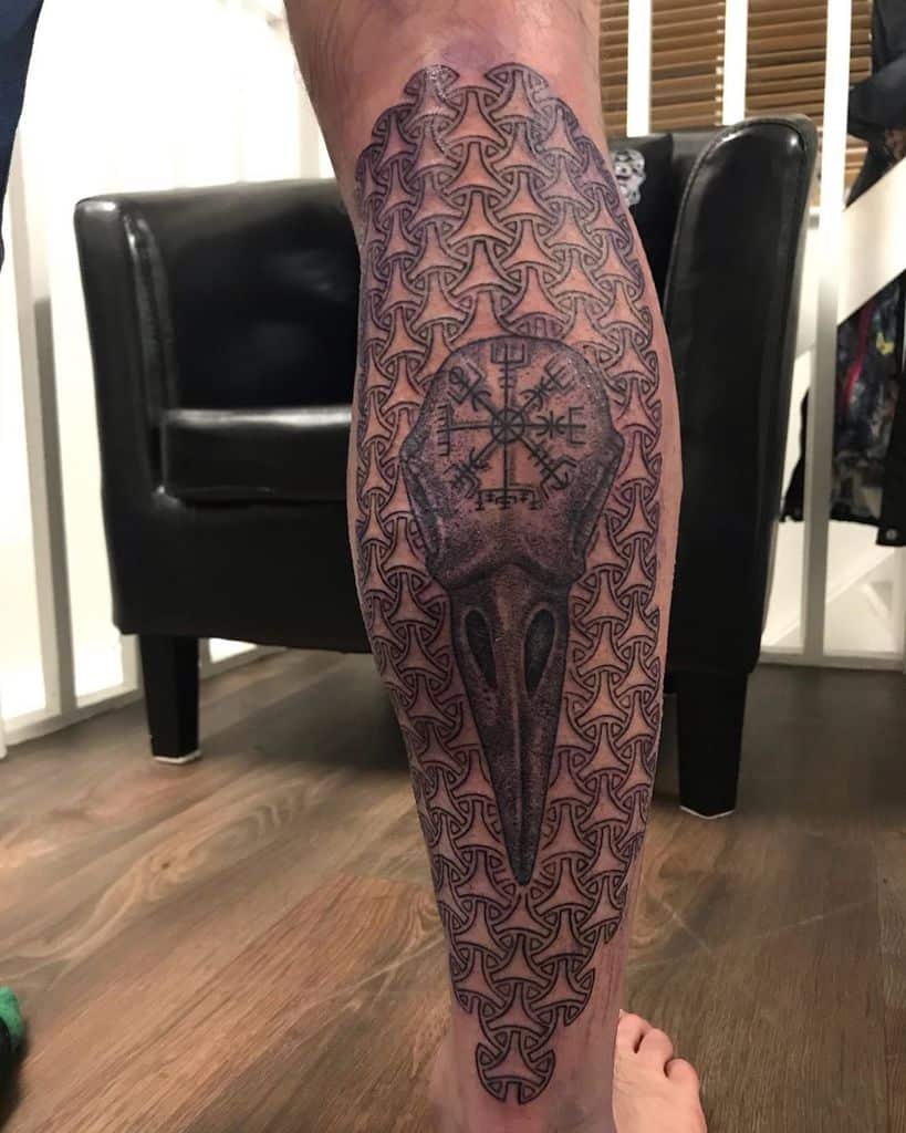 leg sleeve tattoo