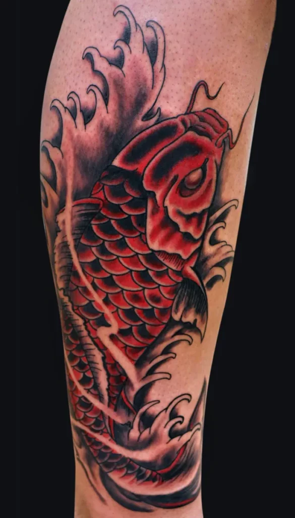 leg sleeve tattoo