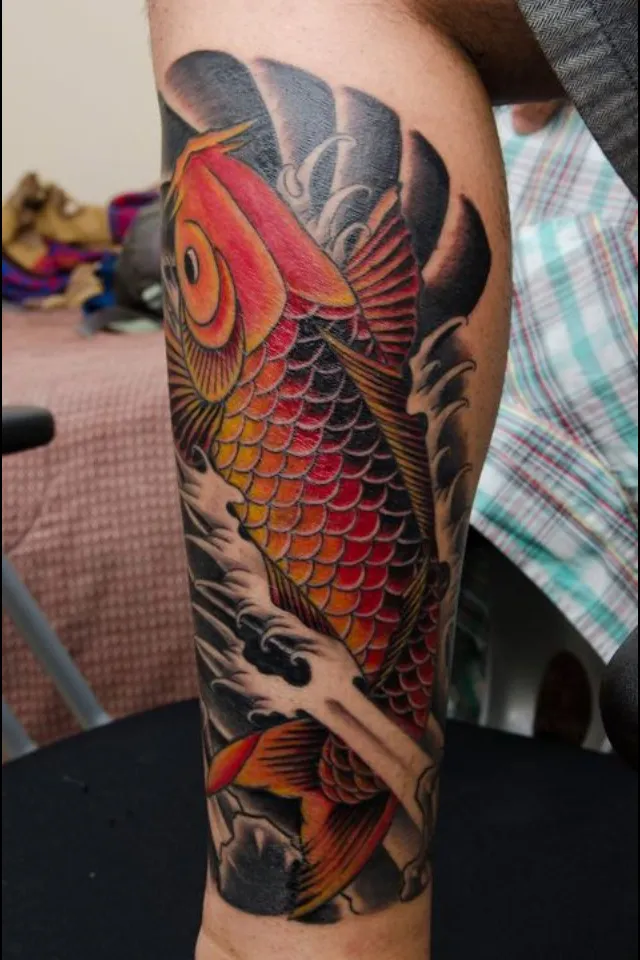 leg sleeve tattoo