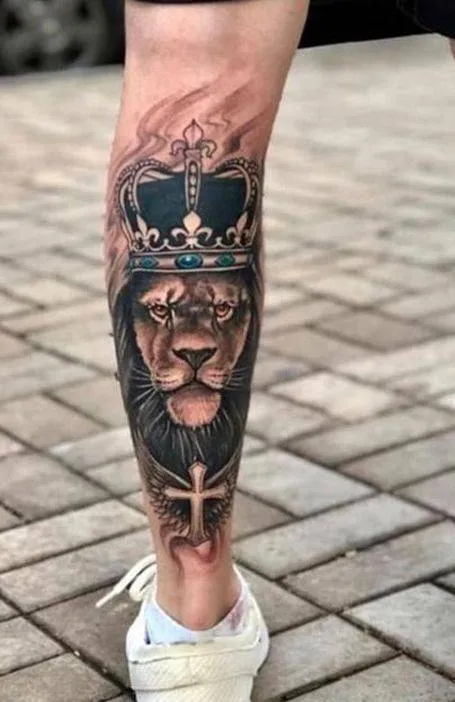 leg sleeve tattoo