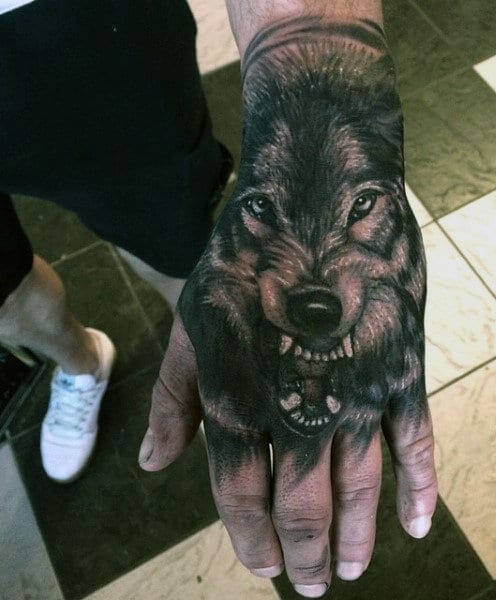 Celtic Wolf Tattoo