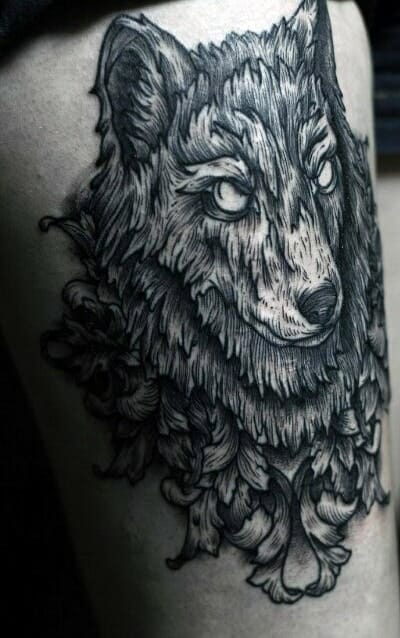 Traditional Wolf Tattoos