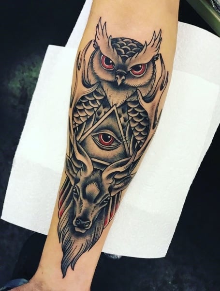 neo traditional tattoo