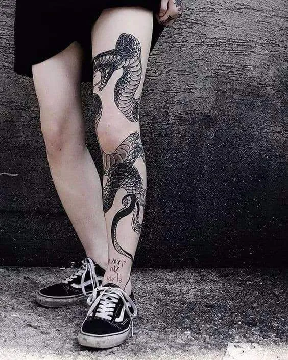 leg sleeve tattoo