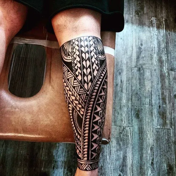 leg sleeve tattoo