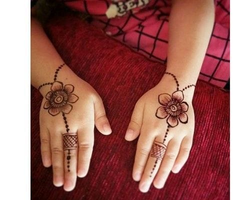 simple-haathpool-kids-mehndi