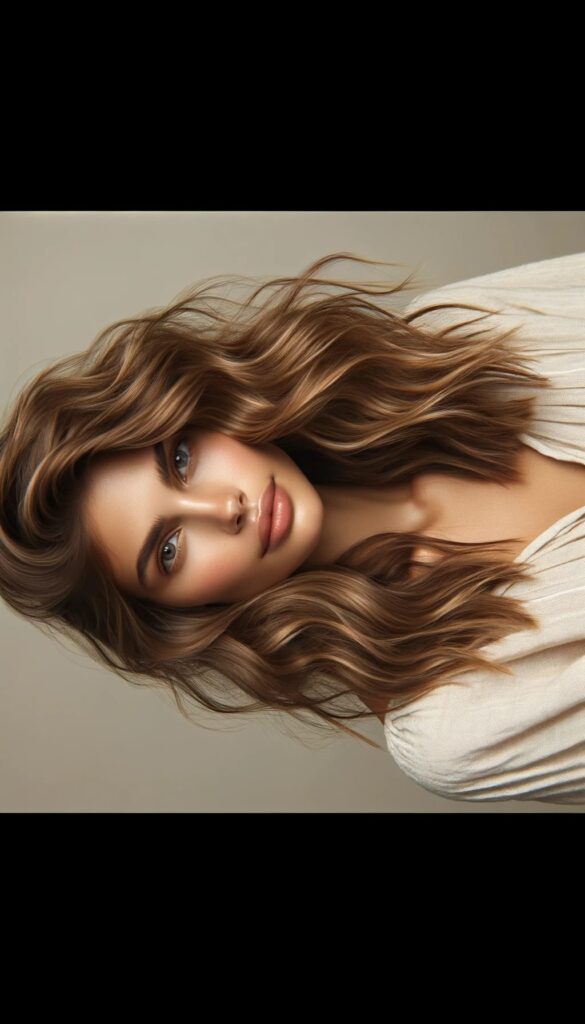 loose beach waves hairstyle