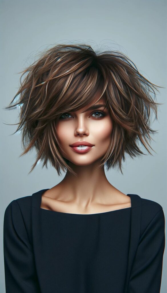 saucy shaggy bob haircut