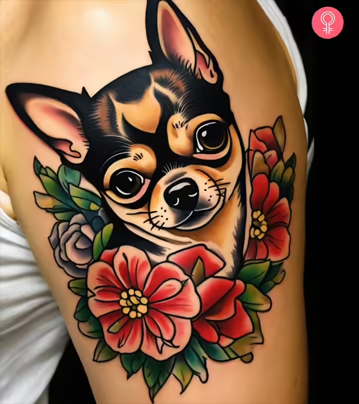 Chihuahua Tattoo Design
