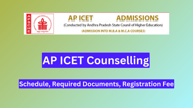 AP ICET Counselling