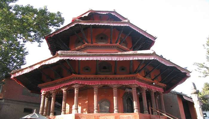 Krishna Temple near Durbar Squares in Kathmandu. 