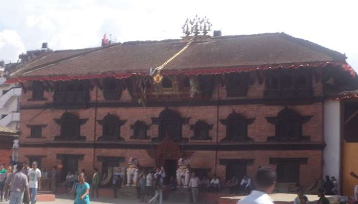  Kumari Ghar near Durbar Squares in Kathmandu. 