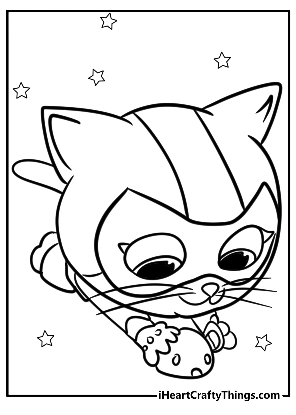 Coloring pages super kitties