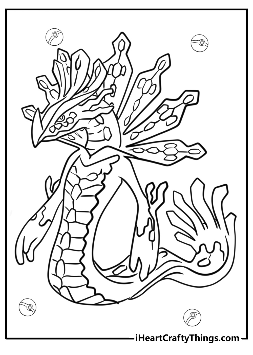 Giratina coloring page