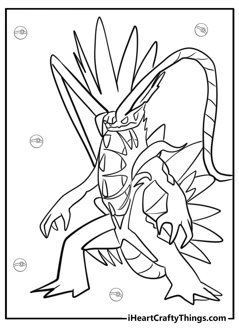 Koraidon coloring page