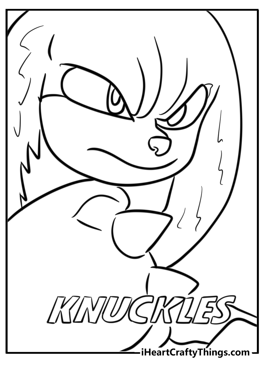 Movie knuckles coloring pages