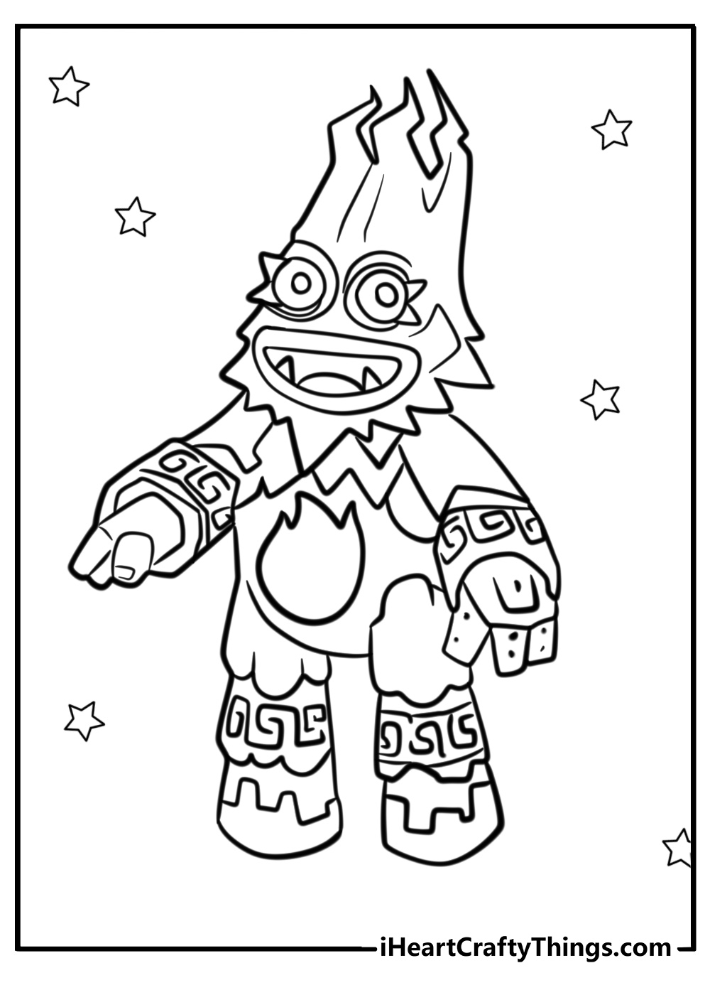 Msm kayna coloring page