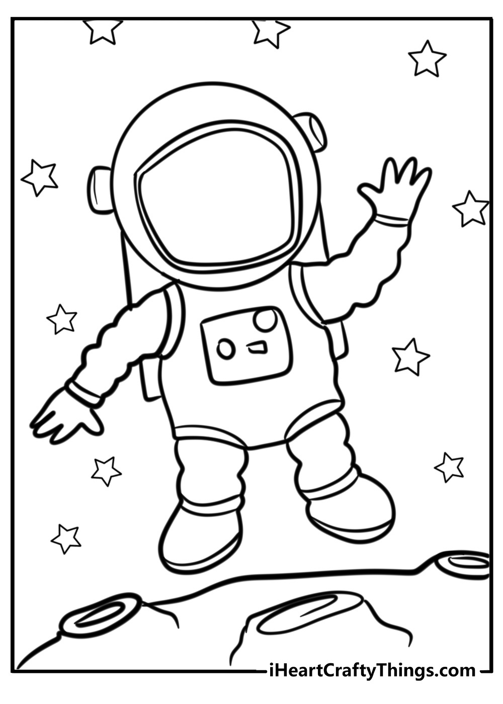 Space coloring pages to print