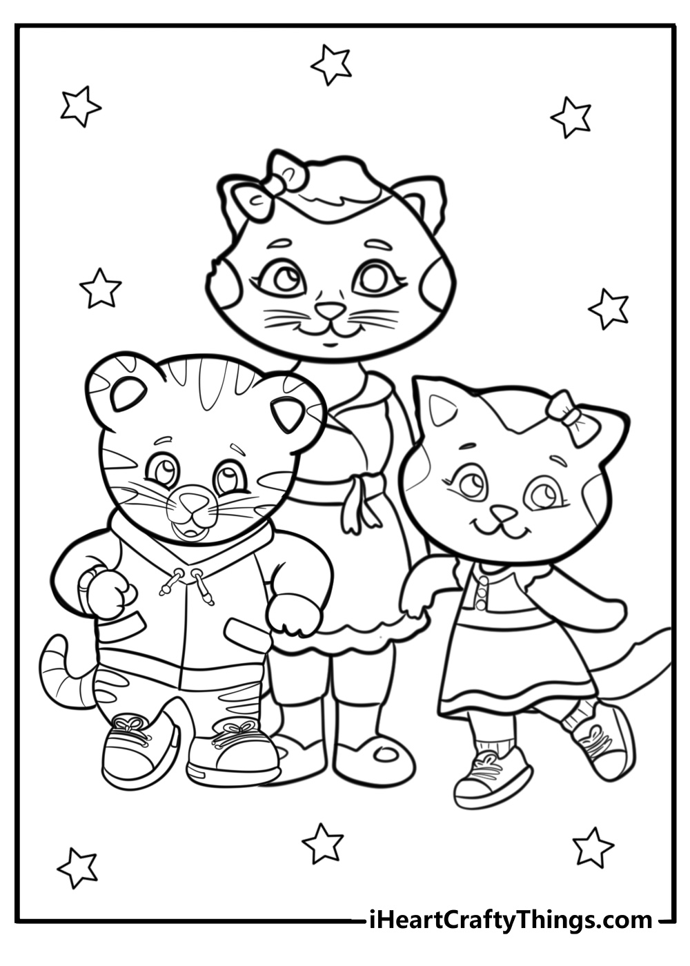 Template daniel tiger's neighborhood map